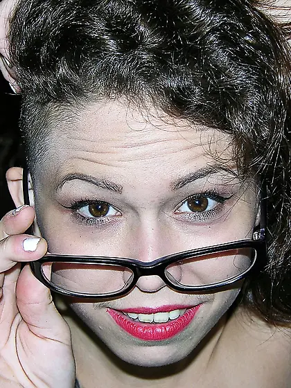 Petite Nerdy Babe With A Hairy Pussy - TrueAmateurModels. com