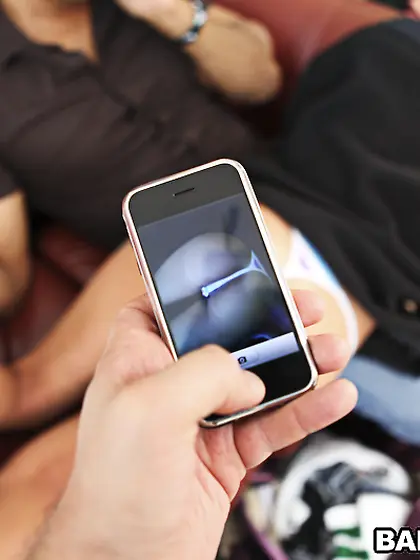 Sadie West strips her slutty rocker outfit off and gets slammed