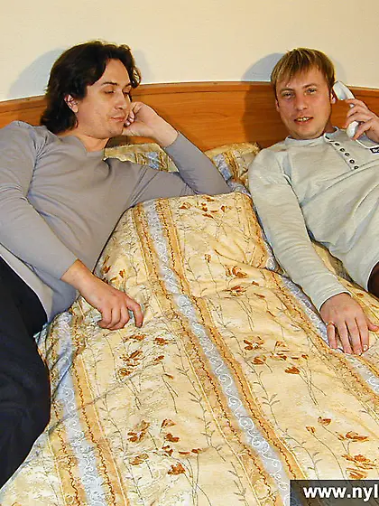 Pantyhose teen brunette threesome