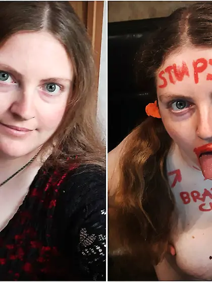 Before After Bodywriting