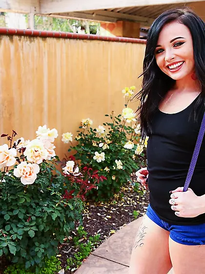 Naughty teen babe shares