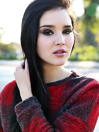 Nice girl sweater day