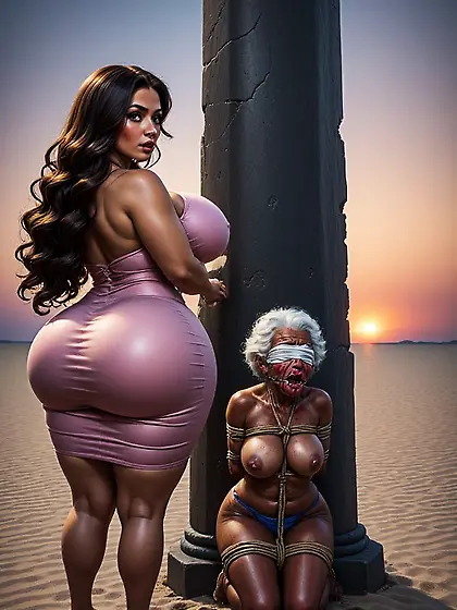Bbw Big Booty Pawg and Elder Nigger Slave