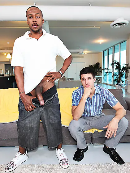 Small black guy huge
