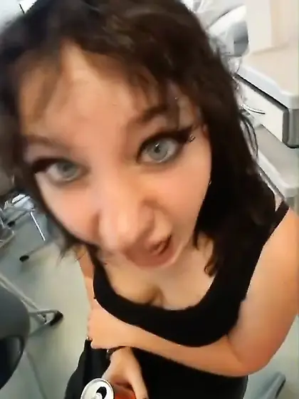 Dutch Goth Girl with great tits