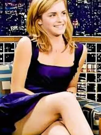 Emma Watson,  cum for Emma's legs pics