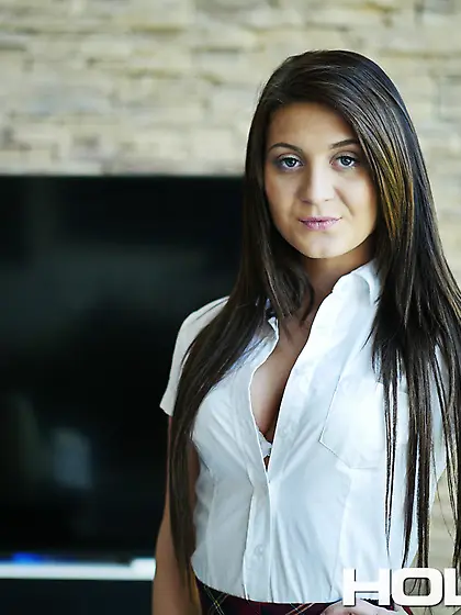 Naughty big tits sofa