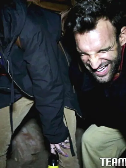 Erotic girl-boy sex in the dark of night