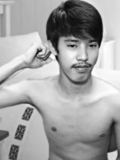 Brunette Young Man Ogie.