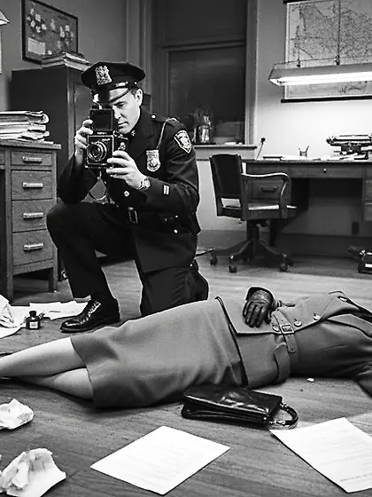 Film Noir Crime Scene