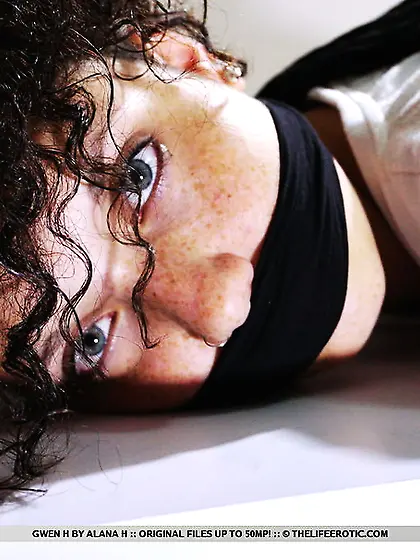 Tied girl wait colored