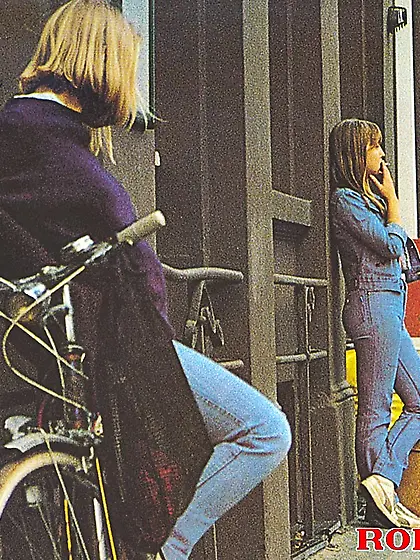 Young seventies girl seduces