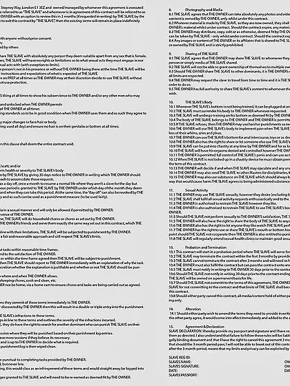 My Slave Proposal for Owner