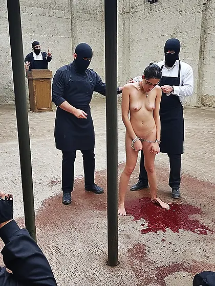 Prisoner of war being executed