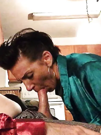 Sexy Satin Glamour Milf Set