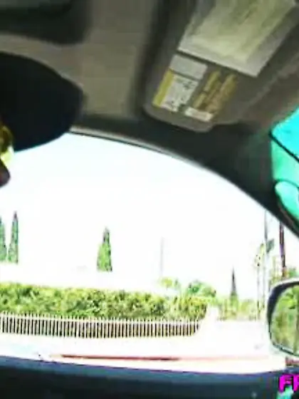 Gagging gigantic cock opens