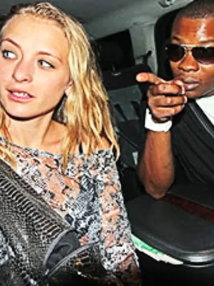 Black businessman blonde slut