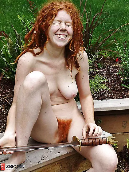 Ida two - Redheaded hippie with sword