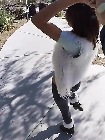 Big titted college tramp