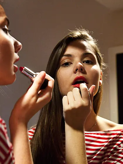 Lindsay awesome short striped