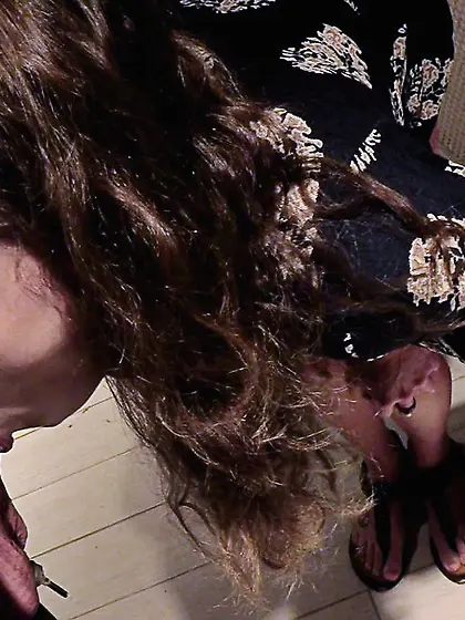 Sexual cute blowjob