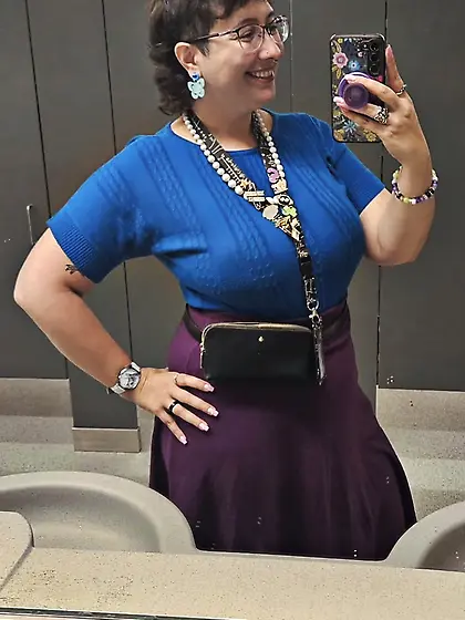 GIGANTIC TEACHER TITS