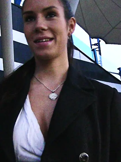 Hot tits brunette black