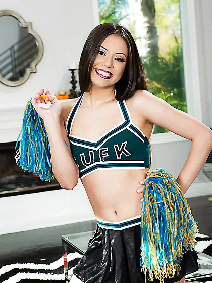 American small tits lesbian cheerleaders