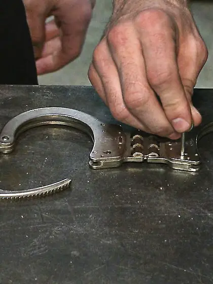 Handsome dude ropes drilled