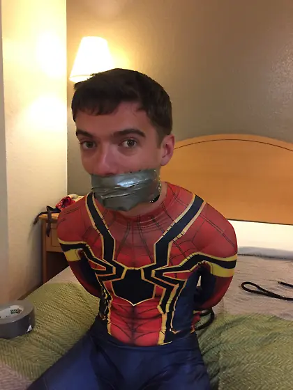 Spiderman Bondage BoundLad