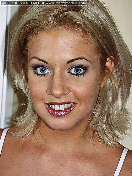 Well shaped babe Linda James with no panties but in white top ba