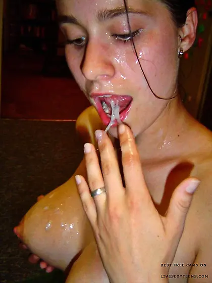 Sexy teens cumshot shower