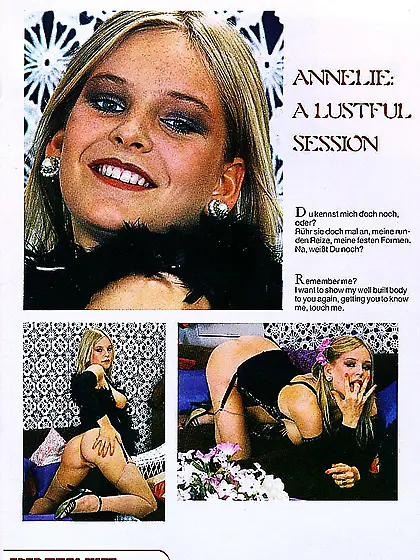 Blonde bombshell bares luscious