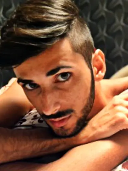 Brunette Young Man Joshua23Cms Striptease.