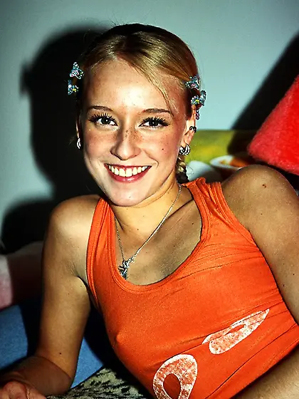 Sexy teen decides to have a toys exhibition