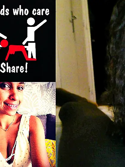 3 Latina cunt sucking phat white & black cocks