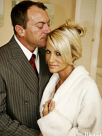 Jessica Drake wanted to relax alone but her lover talked her int