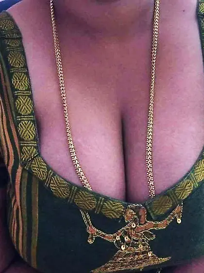 Brown Desi Cleavage