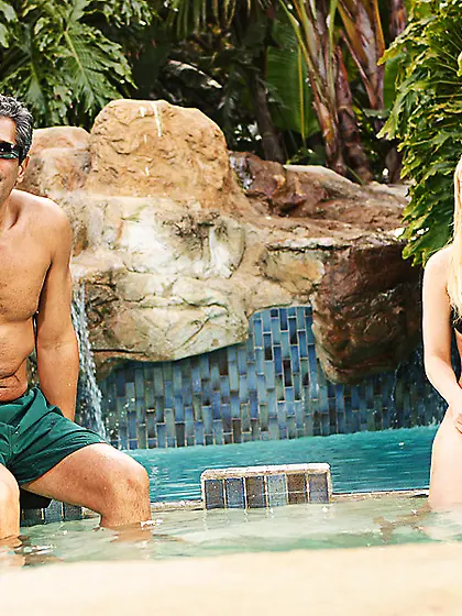 Cassie Courtland wanted to swim but her lover talked her into ma