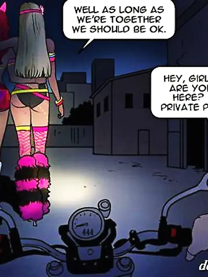 Busty bound babes photographed