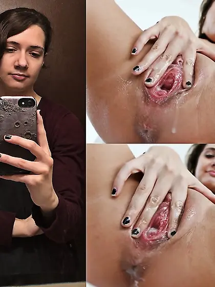 Taking A Slutty Pic of my Gal’s Used Pussy