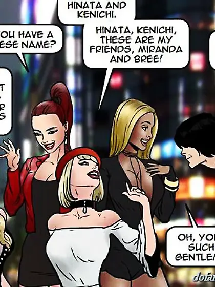 Wistful blonde whisked friends