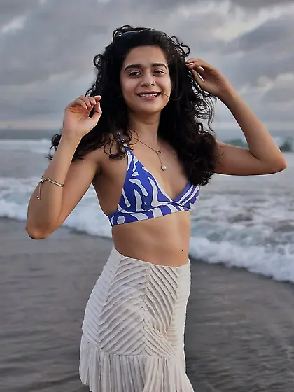 Flat chested Mithila