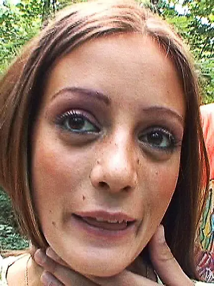 Kyra Tylear takes all of her clothes for the camera and sucks a