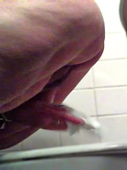 Mother in Law in Bathroom