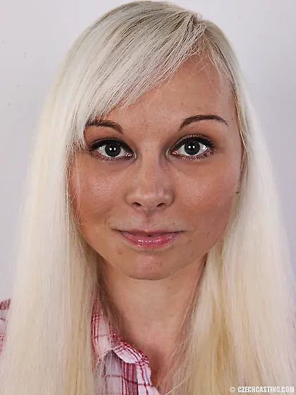 Young smiling blonde proud