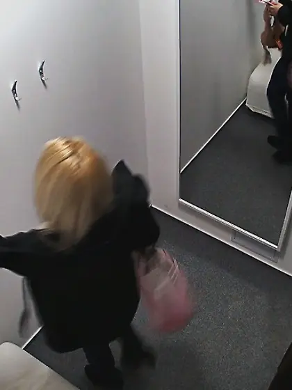 Bleached babe tanned skin