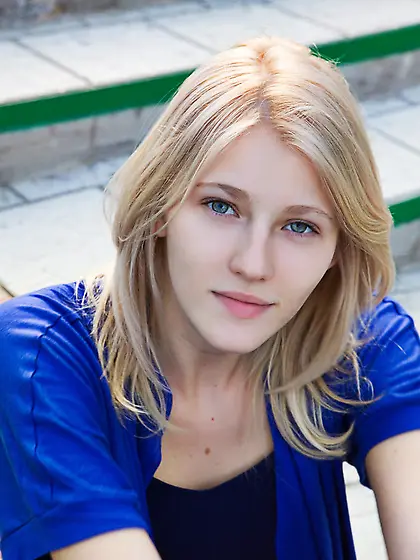 Ukrainian pretty blonde feet