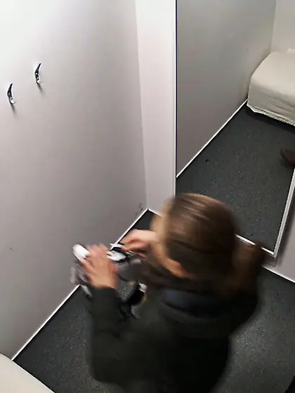 Good-looking amateur babe small