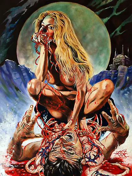Pulp horror art